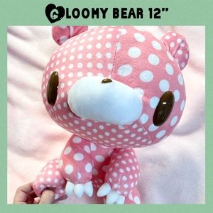 Pink Gloomy Bear Crazy Dots Plush Limited Edition